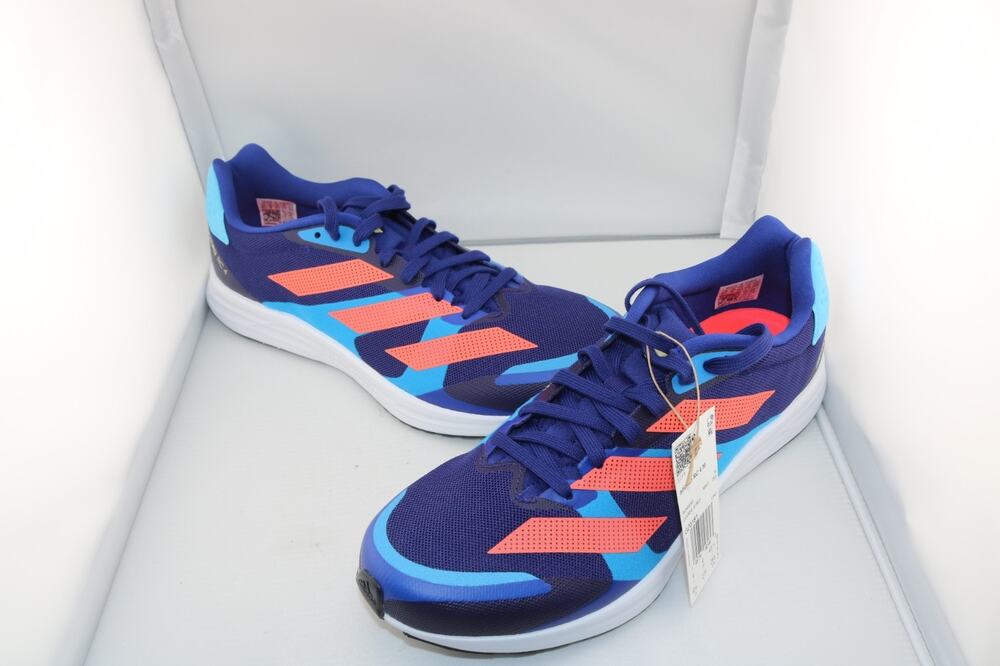 Adidas Adizero RC 4 M Indigo Turbo Blue Running Shoes GZ0181 Men's Size 9.5 NWT